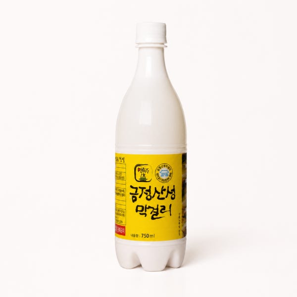 금정산성막걸리 8도 750ml 500년 전통 유청길 명인 막걸리