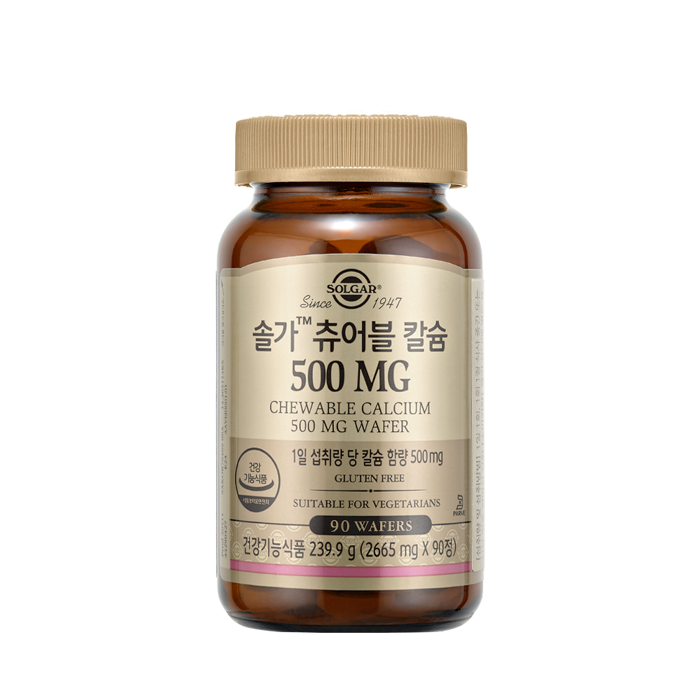 솔가 츄어블 칼슘 500MG 90정, 1개
