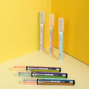 정식수입 고쿠요 비틀팁 형광 펜 세트 2in1 2칼라 듀얼 펜세트