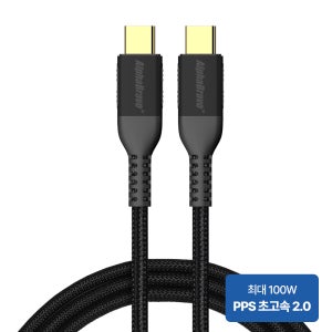 알파브라보 파워 초고속충전 100W 케이블(C to C 타입) 1m 1+1