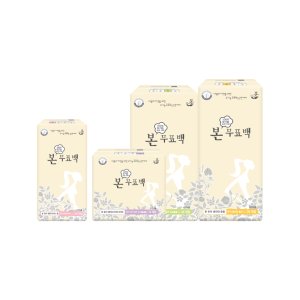본무표백 유기농순면커버 생리대 4종 세트