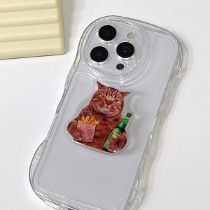 고양이 스마트그립 톡거치대 커플 스마트톡