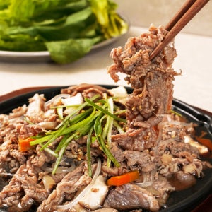 한우 서울식 양념 소불고기 430g 야채담은 뚝배기 불고기 아이 반찬