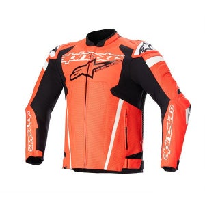 알파인스타 자켓 GP IGNITION LEATHER JACKET AIRFLOW ASIA FIT - RD FL WHT BLCK 오토바이 가죽