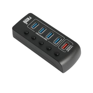 [NEXI] 넥시 USB허브 유전원 USB3.0 5포트 개별스위치 NX1231