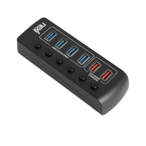 [NEXI] 넥시 USB허브 유전원 USB3.0 6포트 개별스위치 NX1232