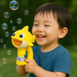 핑크퐁 아기상어 자동 버블건 어린이 스틱버블 비눗방울 총 장난감