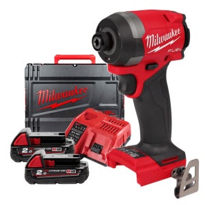 밀워키 M18 FID3-202X 무선 GEN4 임팩드라이버 18V 배터리(2.0)2개세트