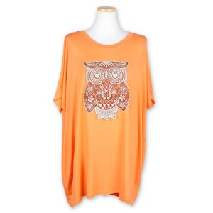 여름 부엉이레이스티 임산부 박스티