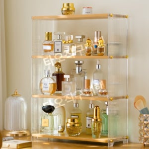 향수보관함 진열대 화장품 정리함 화장대 정리대 선반 수납함 투명 정리