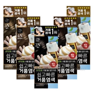 미쟝센 올뉴 쉽고빠른 거품 새치 염색약