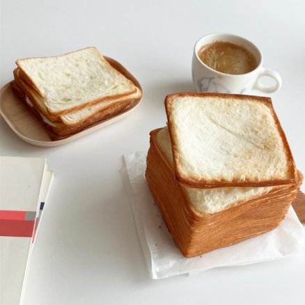 프리미엄 티슈 브레드 냉동생지 160g x 4개 천겹 큐브 티슈빵 켜켜이식빵 우유