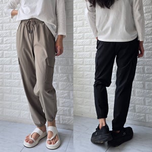 키작녀바지 여자조거팬츠 카고팬츠 냉장고바지