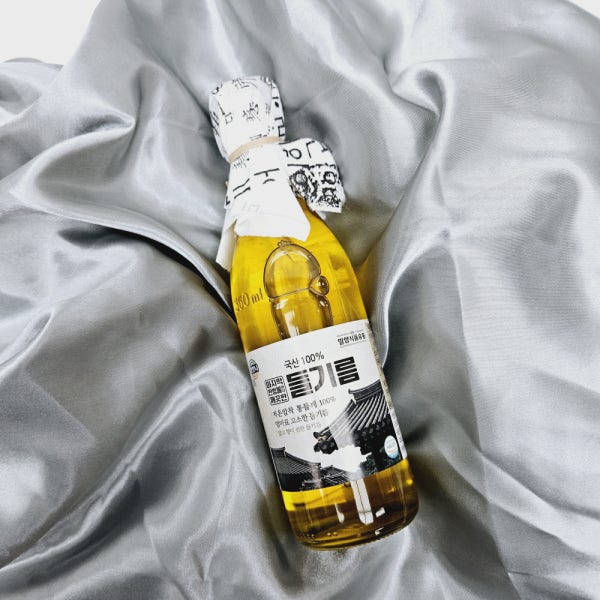 참맛나참기름 아침에 한숟갈 국산 저온압착 생들기름 오메가3 통들깨기름 350ml [NO침전물]