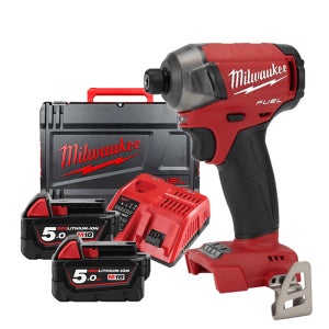 밀워키 M18 FQID-502X 무선 오일펄스 임팩드라이버 18V 배터리(5.0)2개세트