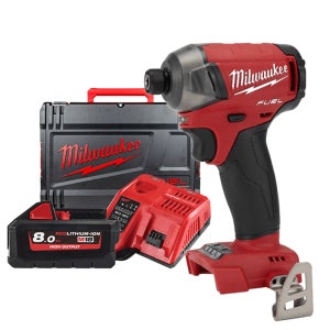 밀워키 M18 FQID-801X 오일펄스 임팩트 드라이버 18V 배터리(8.0)1개 세트