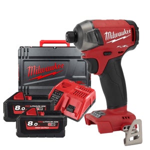 밀워키 M18 FQID-802X 무선 오일펄스 임팩드라이버 18V 배터리(8.0)2개세트