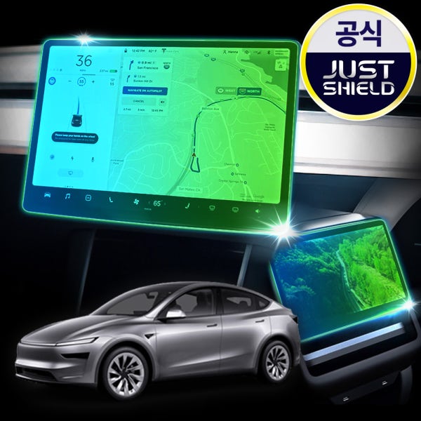 저스트쉴드 테슬라 모델3 모델Y,YL 주니퍼 보호필름 16인치 디스플레이 퓨어매트 AG