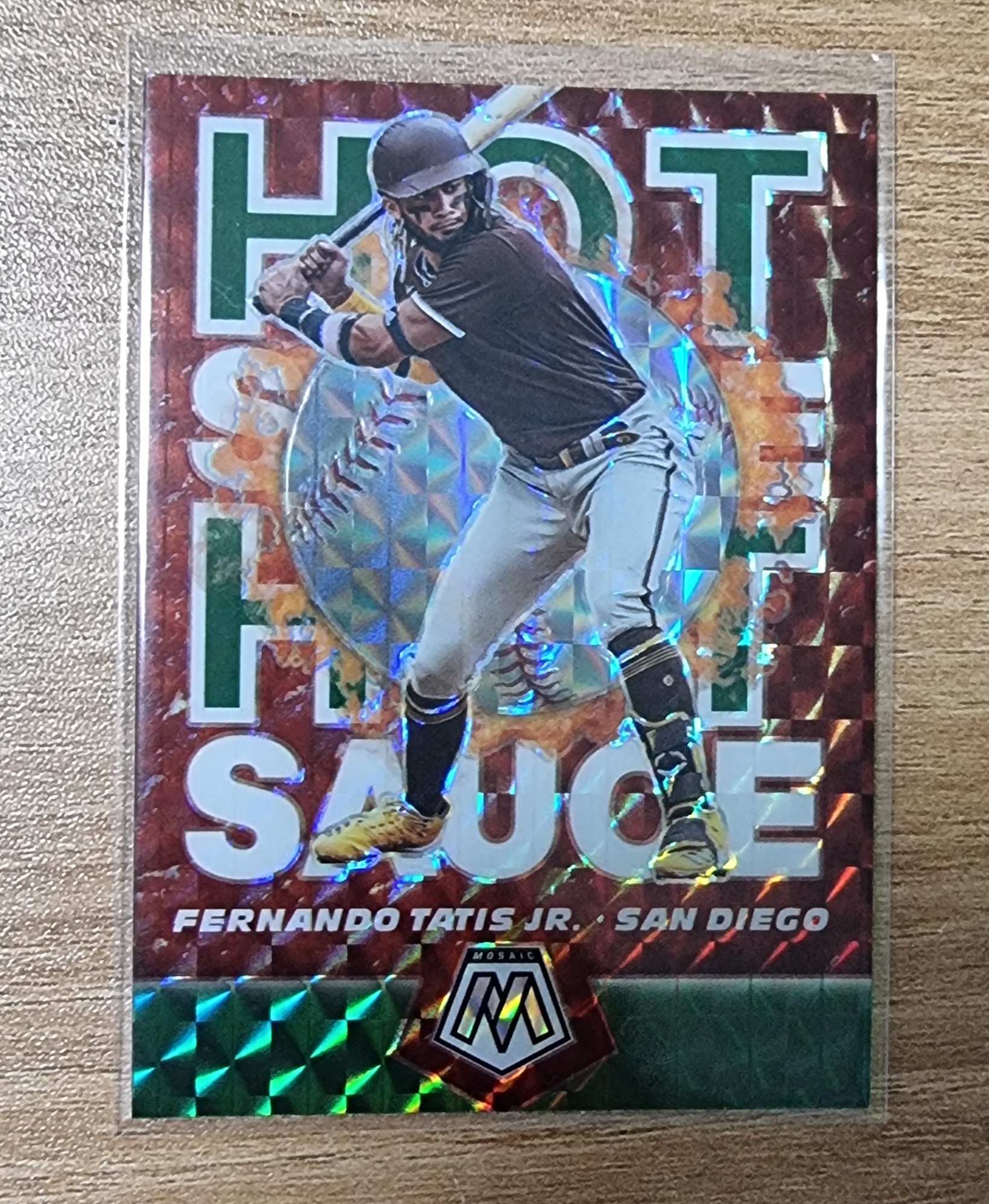 페르난도 타티스 주니어 2021 Mosaic Prizm Mosaic Hot Sauce HS5 MLB 야구 카드