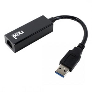 NEXI NX-UE30B USB3.0 LAN 기가비트 유선랜카드 블랙