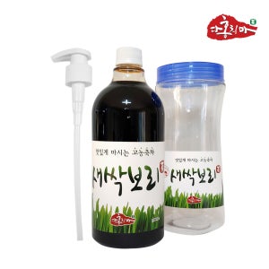 대용량 새싹보리차 효능 변비에 좋은차 식이섬유가 풍부한 원액 액상 1000ml 다홍치마 유기농새싹보리