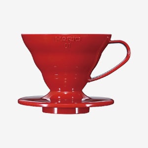 [스크래치 상품] 하리오 커피 드리퍼 1인용 2인용 레드 VD-01R