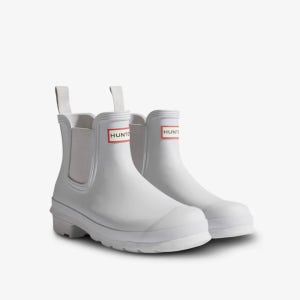 헌터 오리지널 첼시 부츠 장화 패터 그레이 여성용