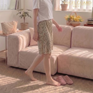 몸빼바지 반바지 여름 냉장고 촌캉스룩 플라워팬츠 할미 플리츠 여성 쿨 할머니 꽃무늬 5부