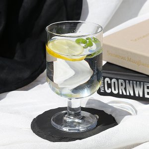 고블렛잔 와인잔 강화유리 라인 고블렛 345ml