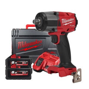 밀워키 M18 FMTIW2F12-802X 미드토크 임팩렌치 18V 배터리(8.0)2개세트
