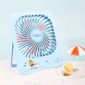 카카오프렌즈 탁상용 무선 선풍기 썸머 홀리데이 춘식이