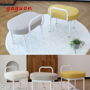 램프화이트스툴 화장대 네일샵 보조 미니 체어