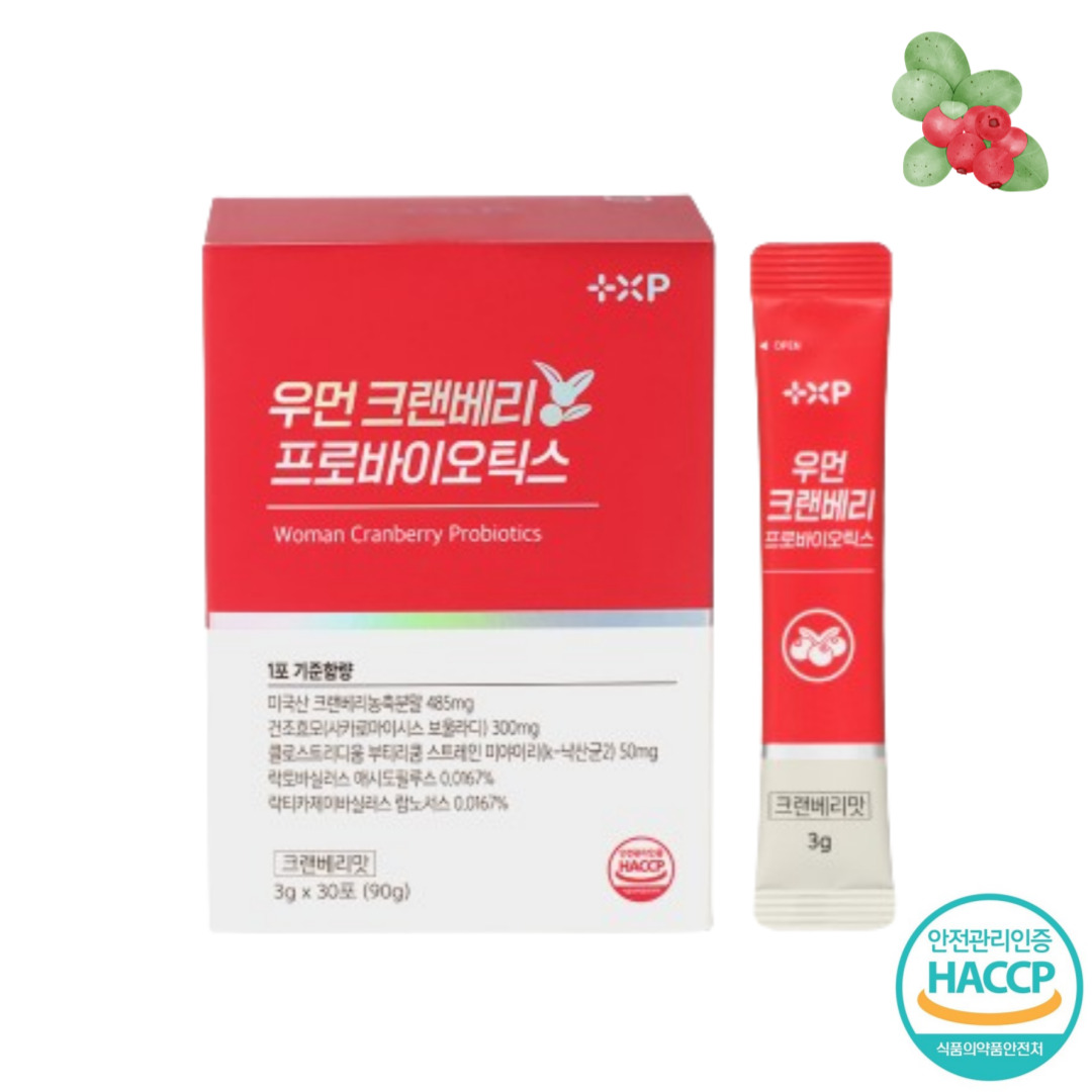 <b>우먼</b> 크랜베리 <b>프로바이오틱스</b> 약1개월분