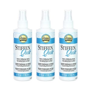 Aleene’s Stiffen Quick 주름방지 다림질 스프레이 오리지널 버전 236ml 3개