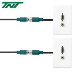 TNT NM-TNTA20S5 RGB+스테레오 월 플레이트 분리형(배관용) 케이블 20m
