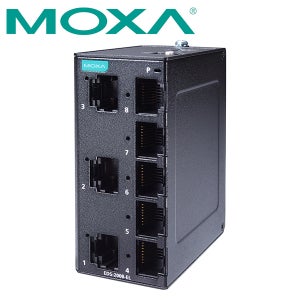 MOXA EDS-2008-EL 산업용 8포트 스위칭 허브(메탈 하우징)