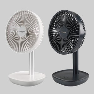 선풍기 미니 DC KC 6인치 저소음 무선 USB 충전식 4단계 핸디 겸용 캠핑