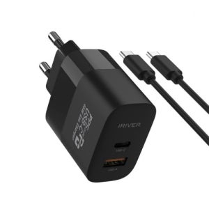 아이리버 45W 2포트 초고속 충전기 블랙 IHA-PD45WDS (케이블미포함)