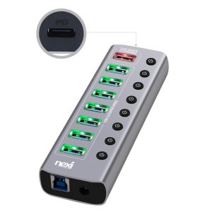[NEXI] 넥시 NX-U1009P USB3.0 7포트 PD 유전원허브 NX810