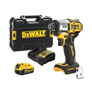 디월트 임팩드릴 DCF845P1T 충전 임팩트 드라이버 5.0Ahx1개 세트 20V