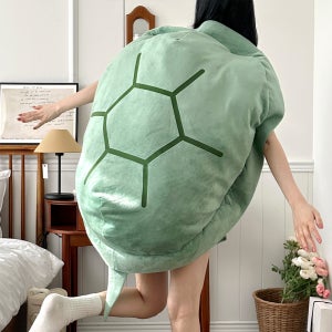 거북이 등딱지 쿠션 입는 베개 꼬북이 등껍질 쓸데없는선물 100CM