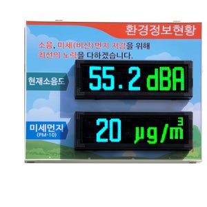 R-5 건설현장 소음 전광판 공사장 미세먼지 측정기