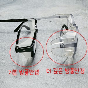 안구건조증 꽃가루 황사 미세먼지 방풍 알러지 바람막이 안경
