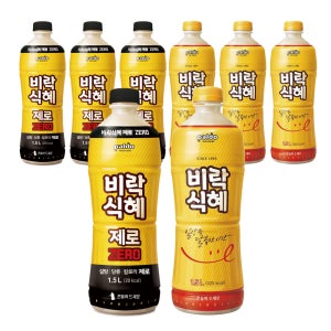 팔도 비락식혜 1.5L 4개+비락식혜 제로 1.5L 4개 총8개