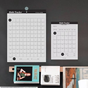 목표 달성표 해빗 골 갓생 살기 습관 형성 트래커