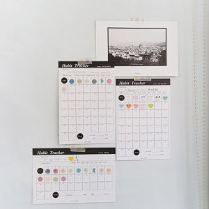 목표 달성표 해빗 골 갓생 살기 습관 형성 트래커