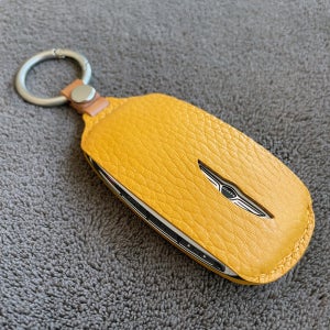 제네시스 스마트키 가죽 케이스 홀더 핸드메이드 G001