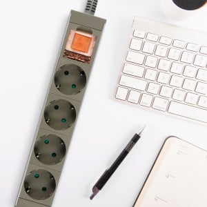 [루넥스] 서버탭 화재예방 자동소화 AL 멀티탭 메인스위치 4구 6구 8구 10구 12구 14구 1.5m 3m 5m