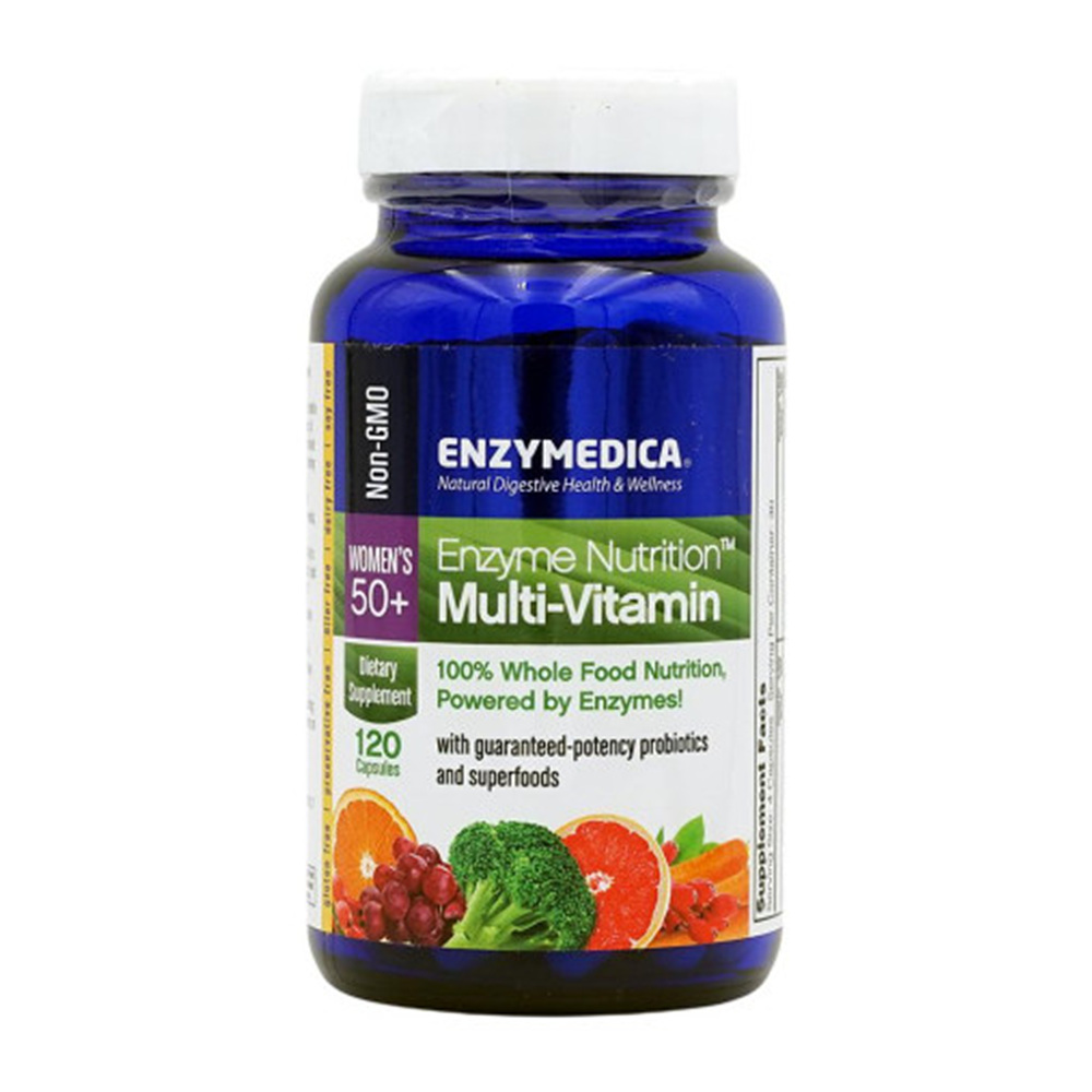 엔지메디카 <b>엔자임 뉴트리션 멀티 비타민</b> <b>우먼스</b> <b>50</b>+ 120 캡슐