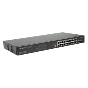 HI-POE 기가허브 16포트 225W스위치 업링크 CCTV HR-HIPOE6016G